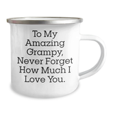 Funny Grampy Gifts for Men, To My Amazing Grampy, Camping Mug for Graduation, Gifts from Family, Grampy Love - Image 2